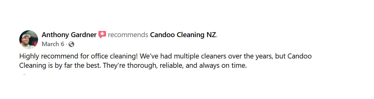 candoo cleaning fb review anthony